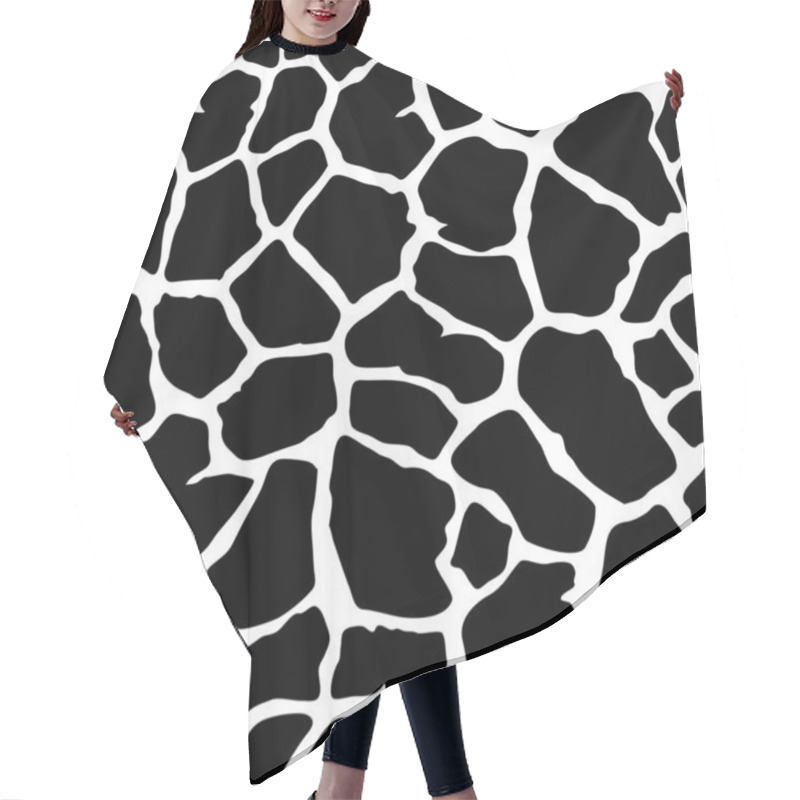 Personality  Giraffe Animal Skin Print. Seamless Texture  Vector Pattern. Bla Hair Cutting Cape