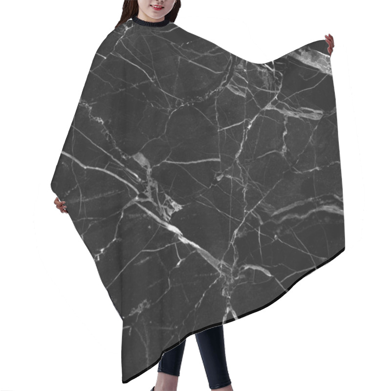 Personality  Black Marble Hair Cutting Cape