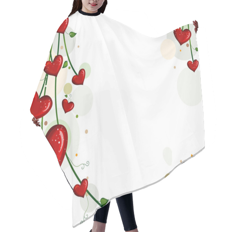 Personality  Blooming Love Hair Cutting Cape