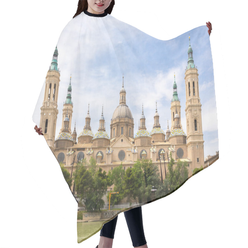 Personality  Basilica Of Zaragoza Spain Hair Cutting Cape