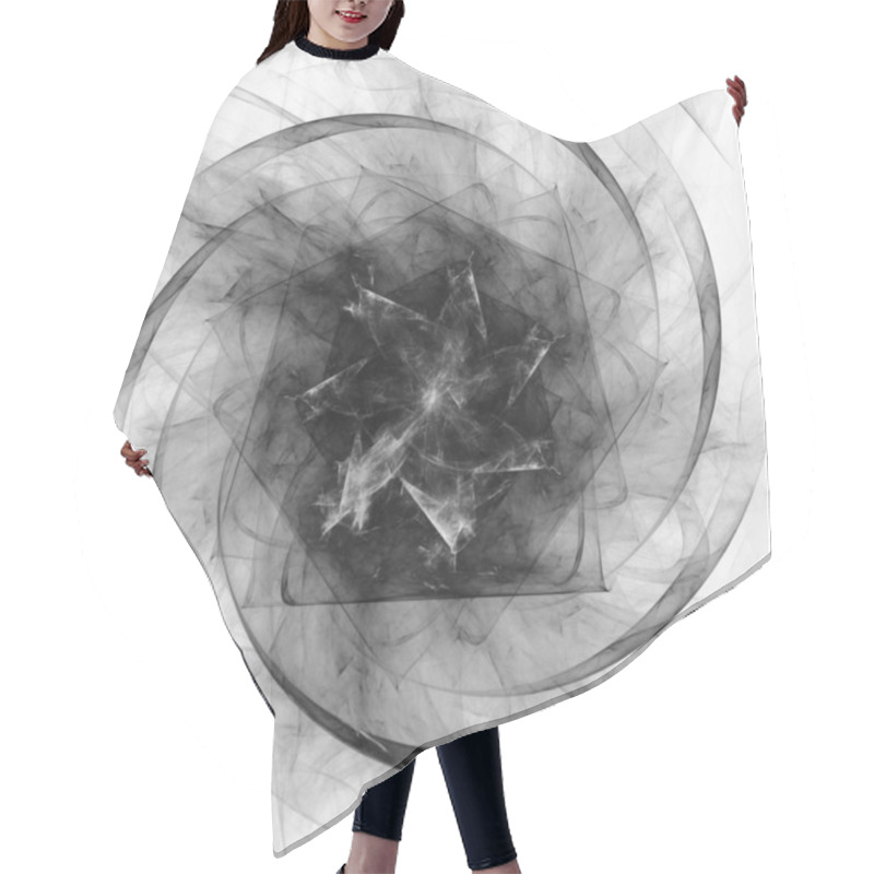 Personality  Abstract Fractal Background Hair Cutting Cape