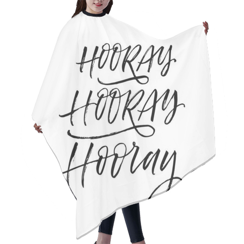 Personality  Collection Of Hooray Phrases.  Hair Cutting Cape