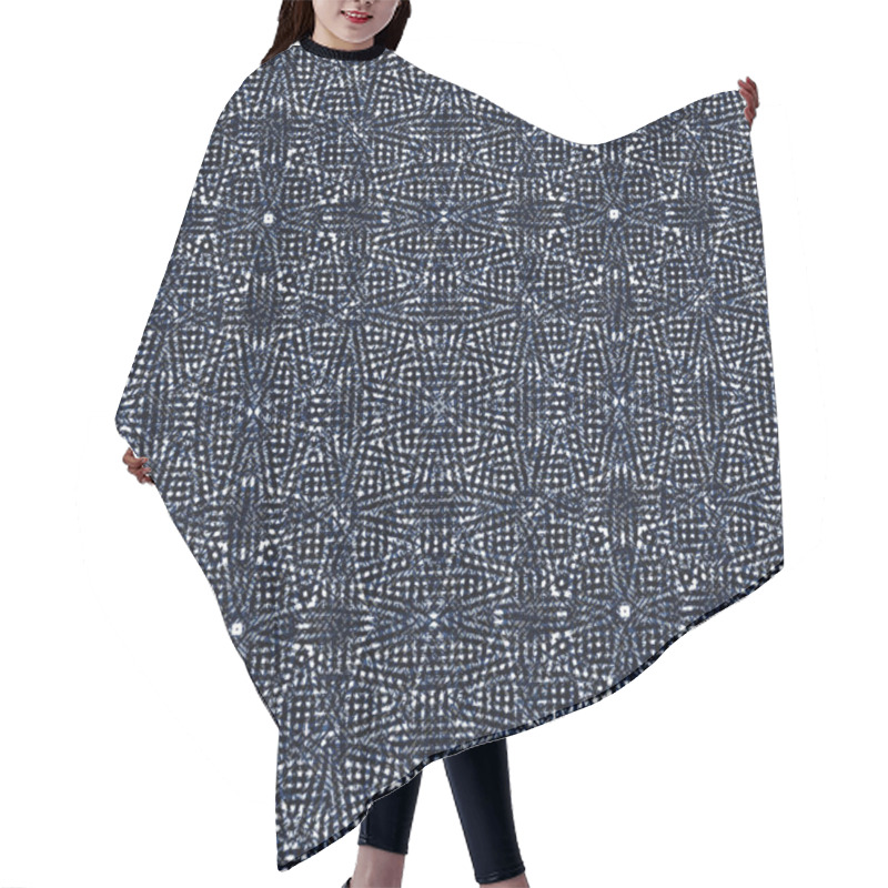 Personality  Geometry Texture Creative Repeat Modern Pattern Hair Cutting Cape