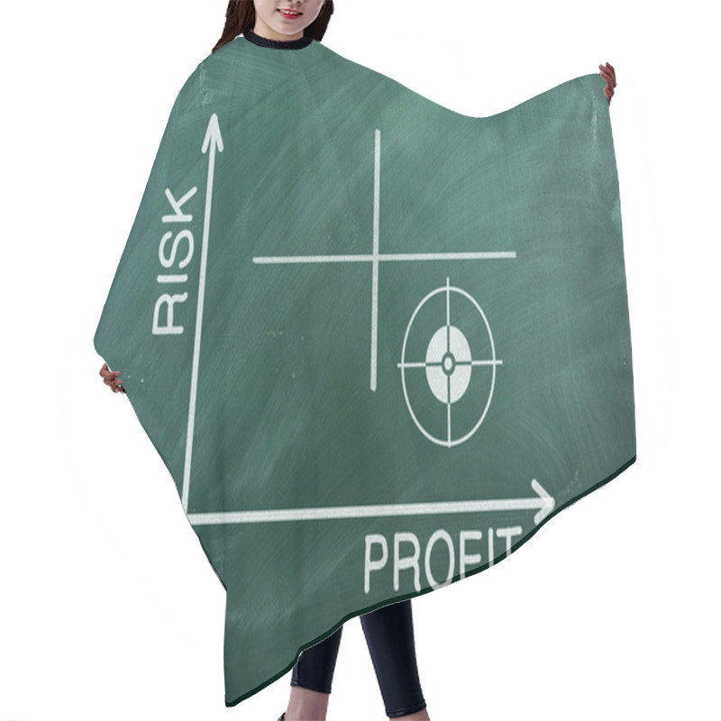 Personality  Risk Profit  Diagram Hair Cutting Cape