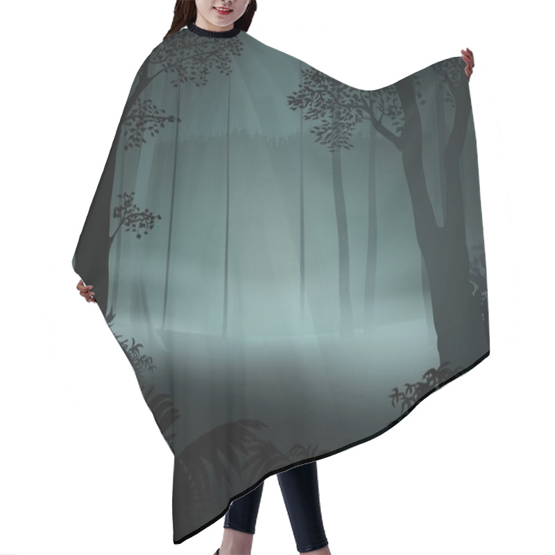 Personality  Dark Forest Hair Cutting Cape