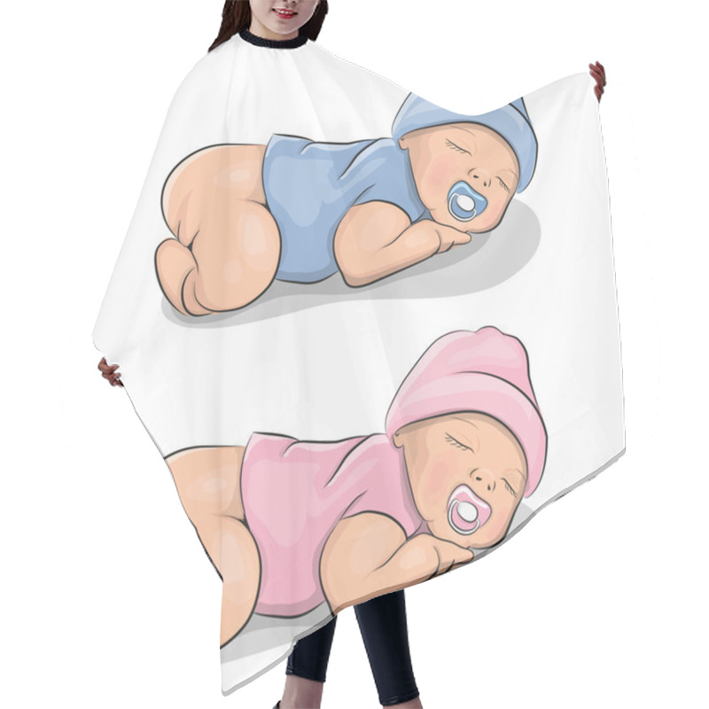 Personality  Baby Boy And Girl Hair Cutting Cape