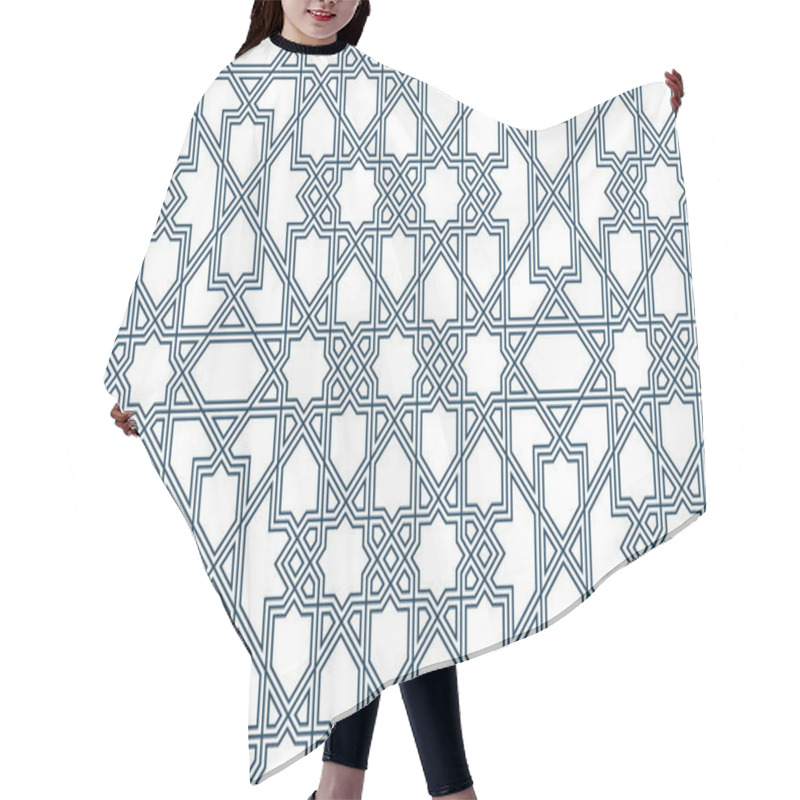 Personality  Persian Geometric Mosaic Pattern For Ramadan Card Hair Cutting Cape