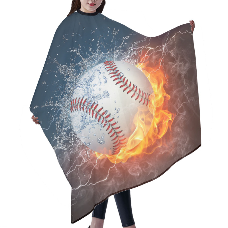 Personality  Baseball Ball Hair Cutting Cape