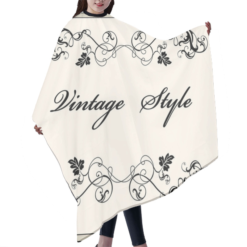 Personality  Classical Vignette Hair Cutting Cape