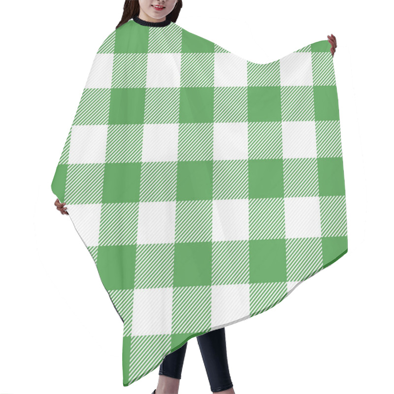 Personality  St. Patricks Day Tartan Plaid. Scottish Cage Hair Cutting Cape