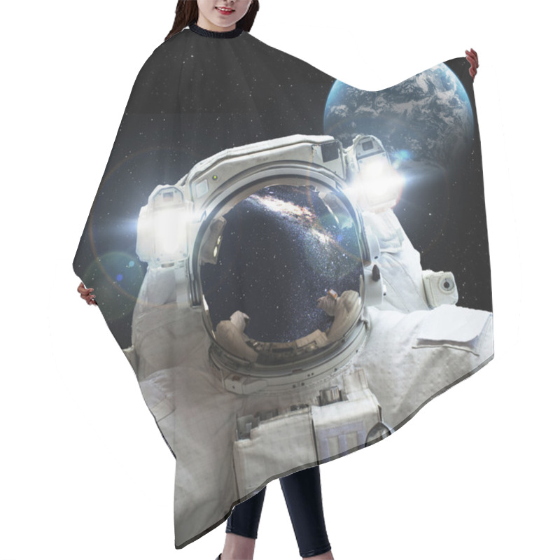 Personality  Astronaut In Outer Space Hair Cutting Cape