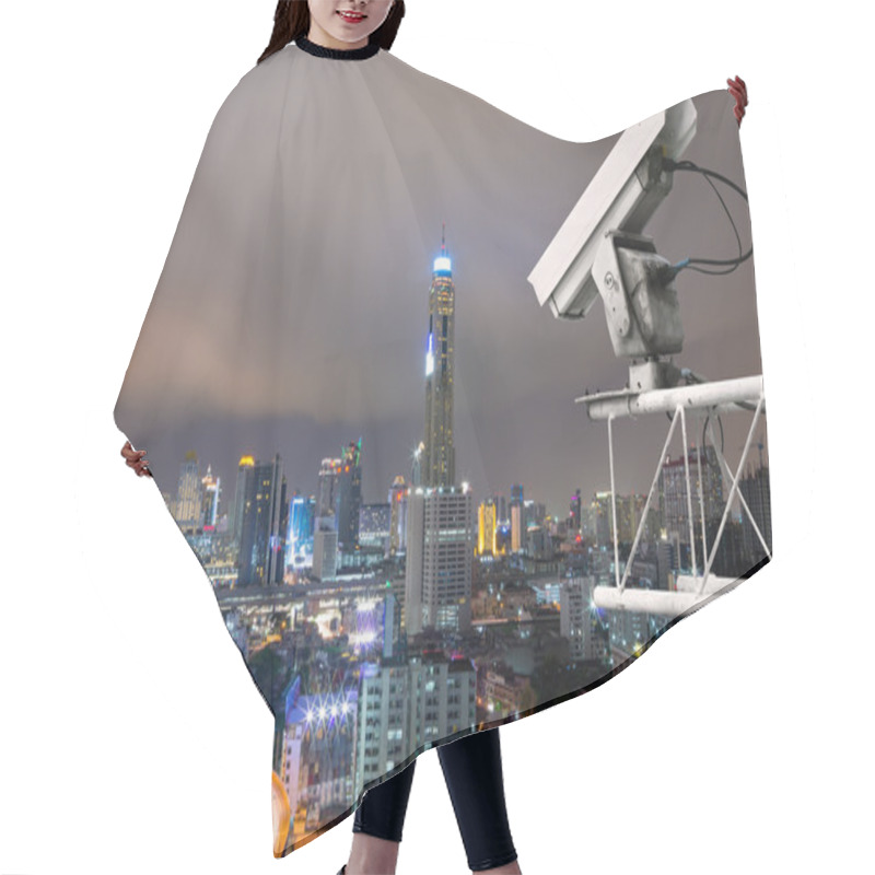 Personality  Security Camera Hair Cutting Cape