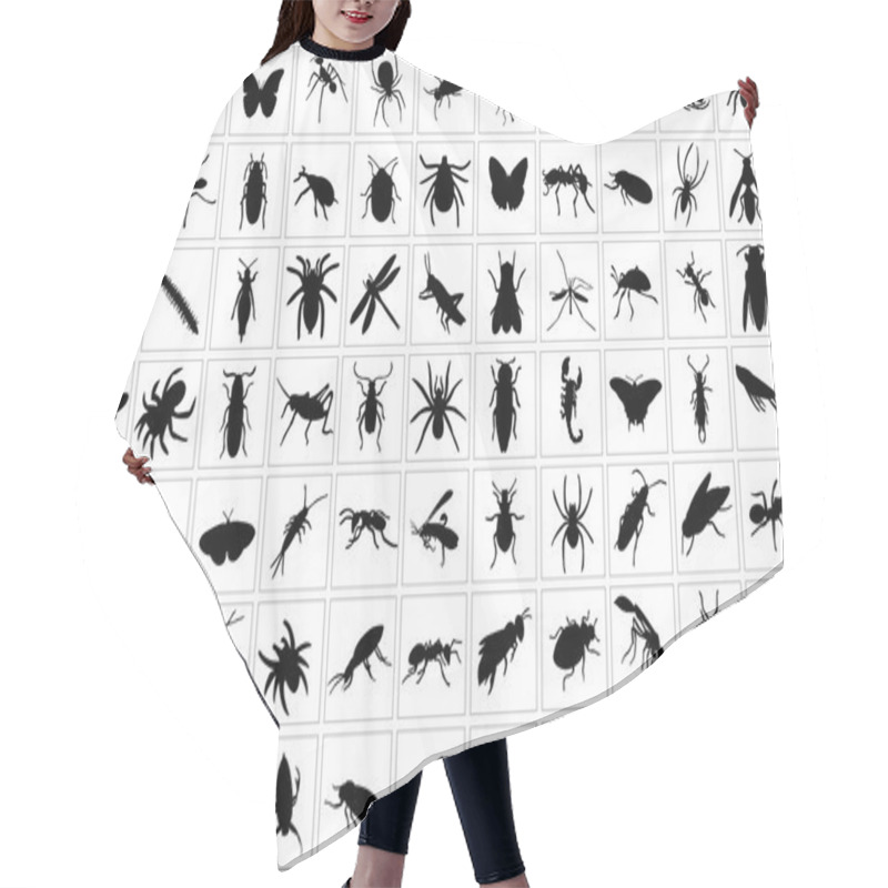 Personality  Bugs Collection Hair Cutting Cape