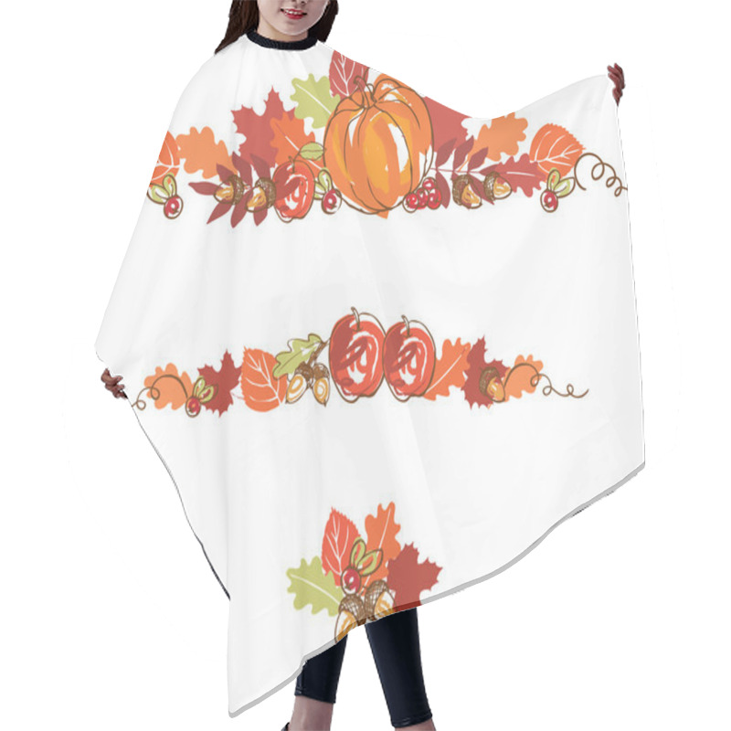 Personality  Thanksgiving Autumn Background Hair Cutting Cape