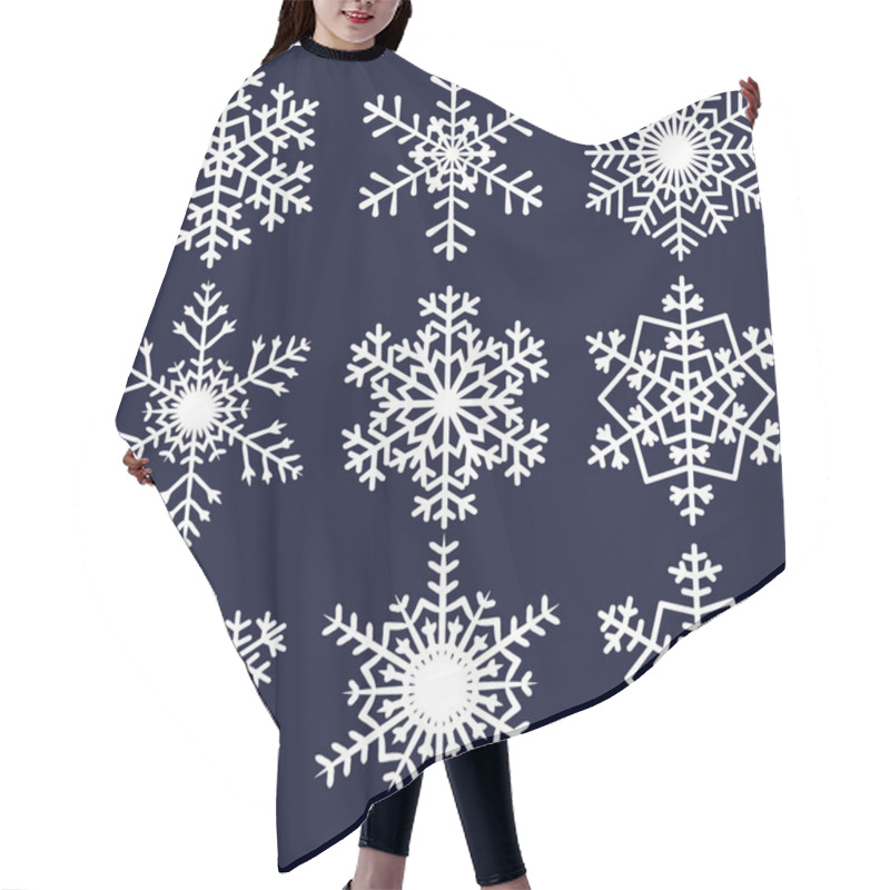 Personality  Snowflakes Set Hair Cutting Cape