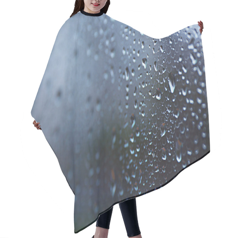 Personality  Rain Drops On Window Hair Cutting Cape