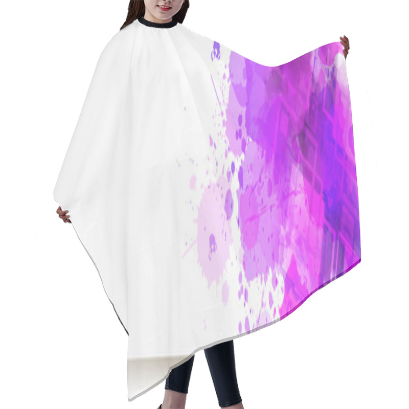 Personality  Abstract Modern Banner Hair Cutting Cape