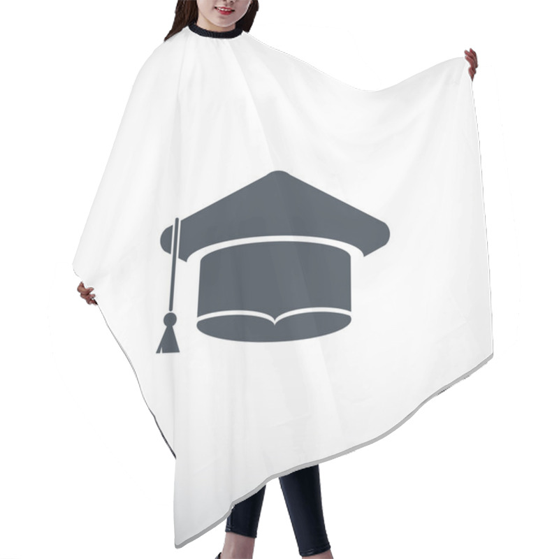 Personality  Student Graduation Hat Hair Cutting Cape