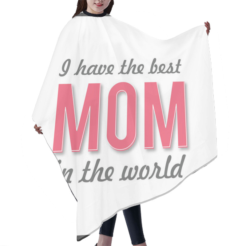 Personality  Mothers Day Postcard  Hair Cutting Cape