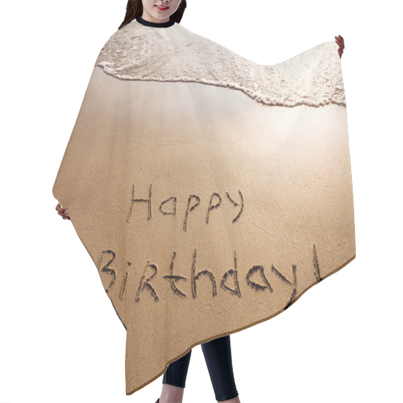 Personality  Happy Birthday Postcard Hair Cutting Cape