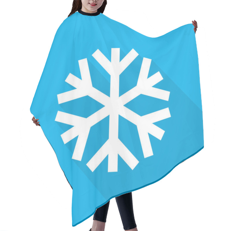 Personality  Snowflake Icon. Vector Illustration. Hair Cutting Cape