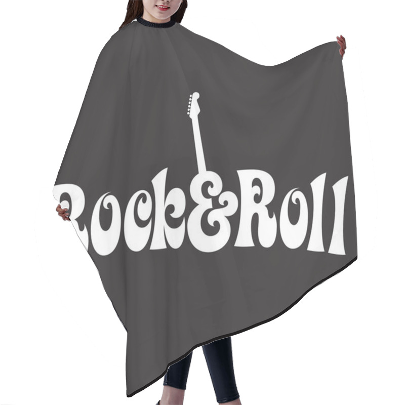 Personality  70s Rock And Roll Design Hair Cutting Cape