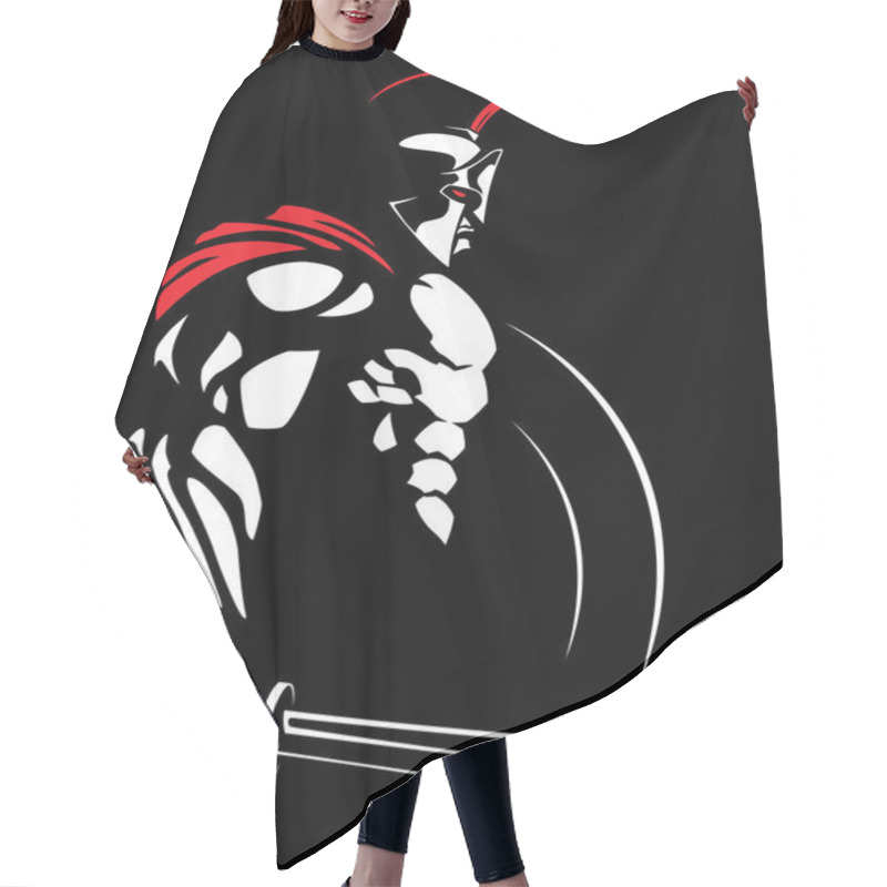 Personality  Spartan Warrior 2 Hair Cutting Cape