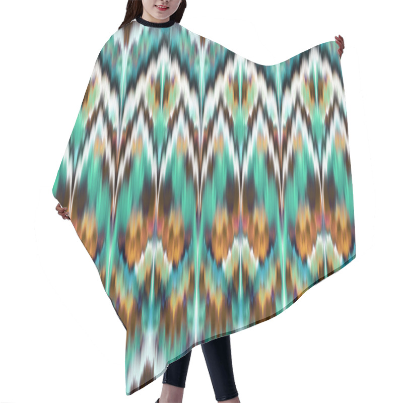 Personality  Abstract Ethnic Wallpaper Hair Cutting Cape