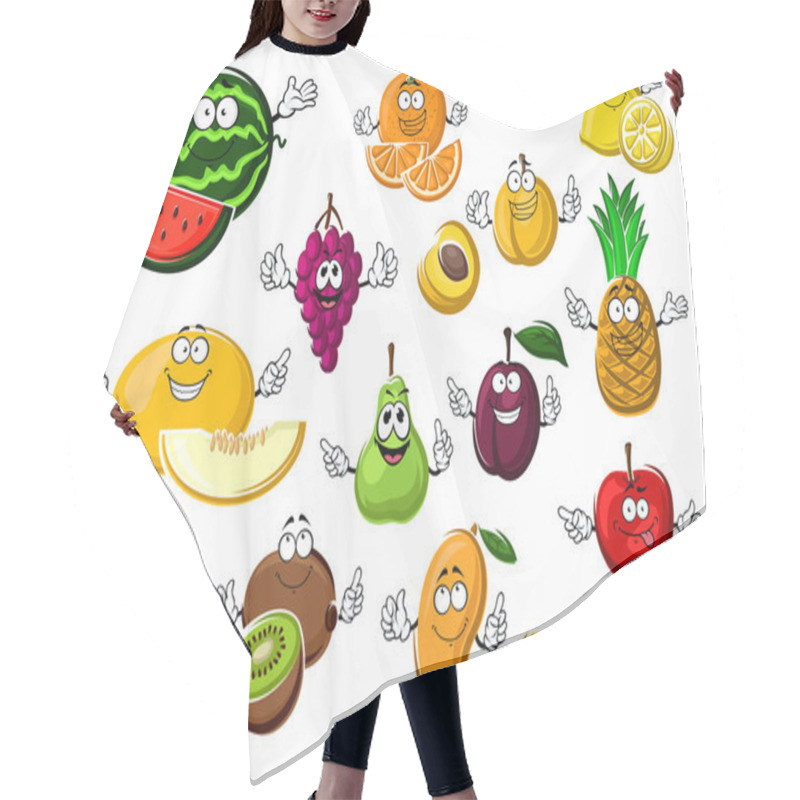 Personality  Appetizing Ripe Tropical And Garden Fruits Hair Cutting Cape