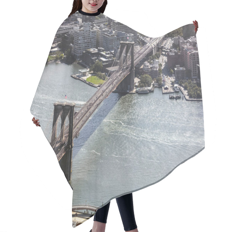 Personality  New York City Brooklyn Bridge Hair Cutting Cape