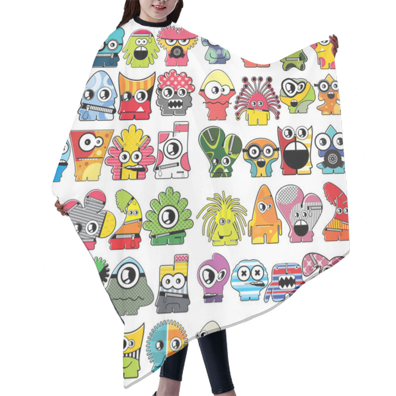 Personality  Monsters Hair Cutting Cape