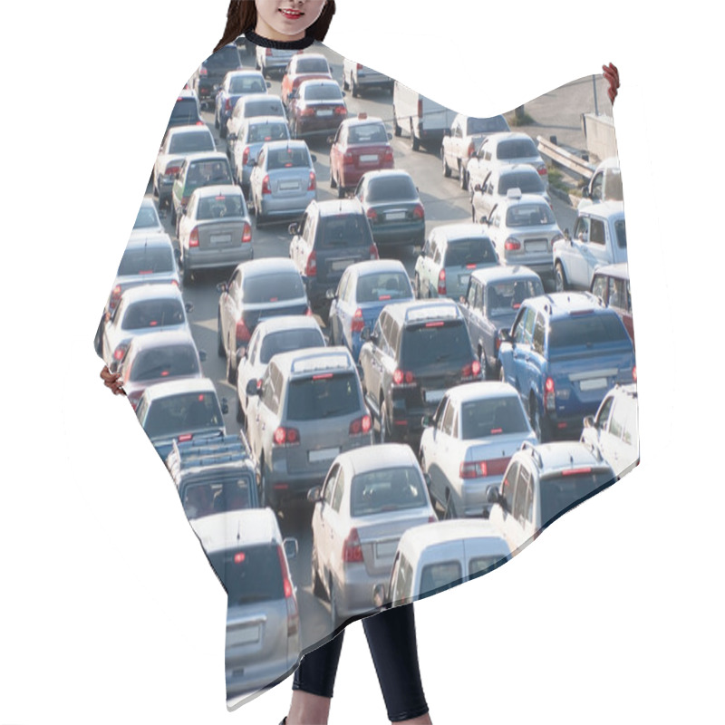 Personality  Traffic Jam Hair Cutting Cape