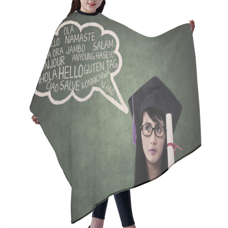 Personality  Language Bachelor In Class 3 Hair Cutting Cape