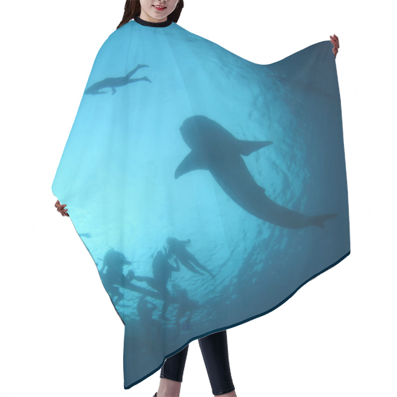 Personality  Whale Shark Hair Cutting Cape