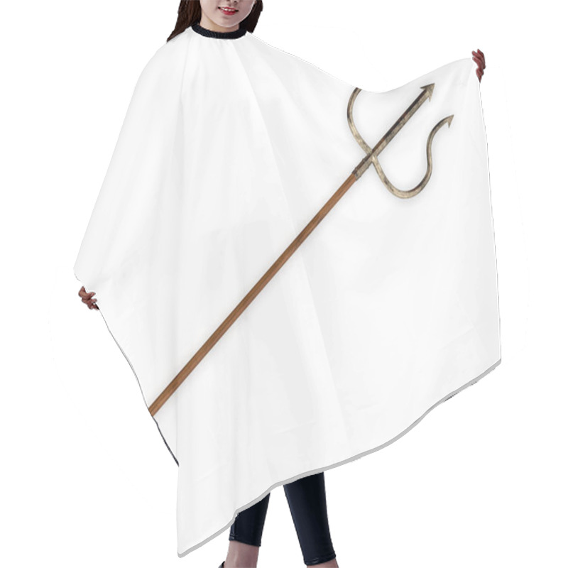 Personality  Sea Trident 3d Rendering Hair Cutting Cape