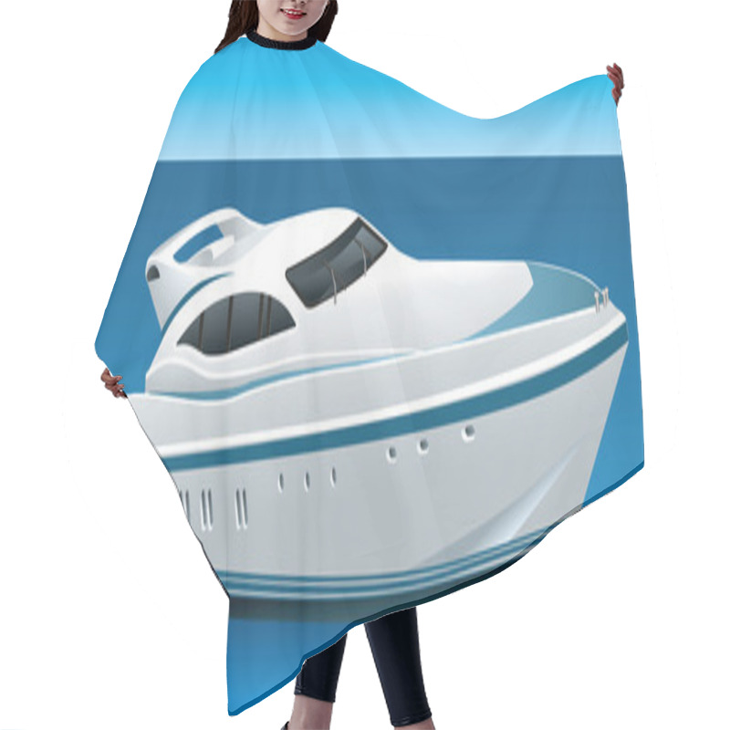 Personality  Luxury Yacht Hair Cutting Cape