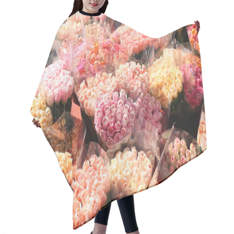 Personality  Roses Hair Cutting Cape