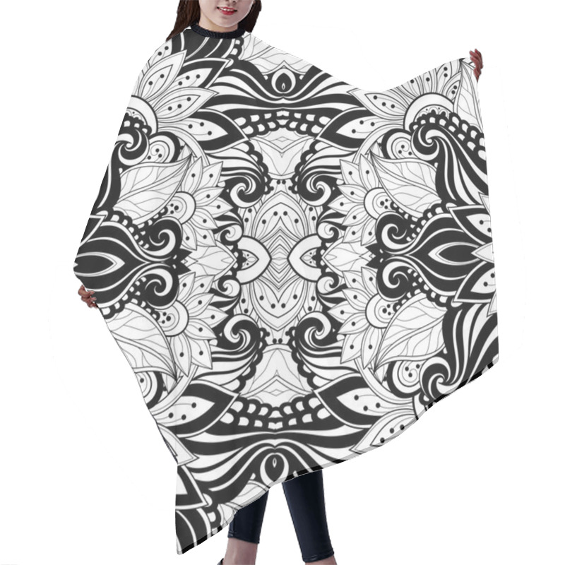 Personality  Abstract Tribal Pattern Hair Cutting Cape