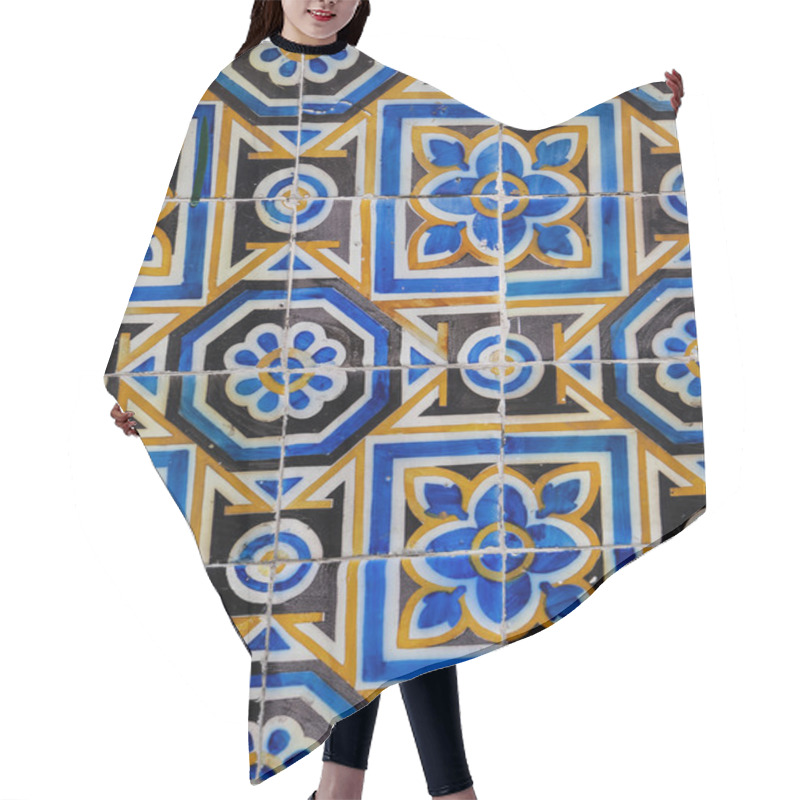 Personality  Traditional Tiles From Porto, Portugal Hair Cutting Cape