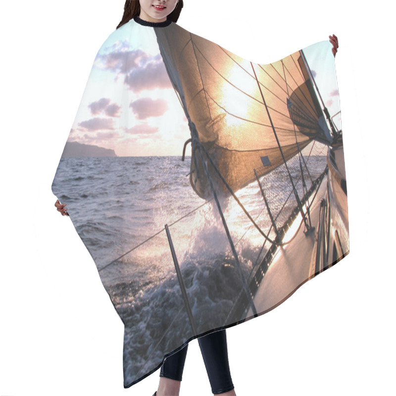 Personality  Sailing To The Sunrise Hair Cutting Cape