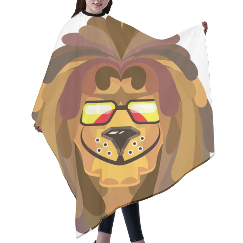 Personality  RastaLion Vector Hair Cutting Cape