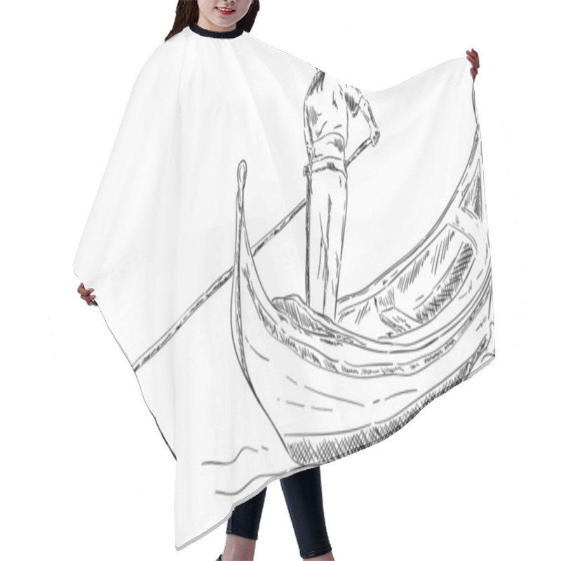 Personality  Gondola Hair Cutting Cape