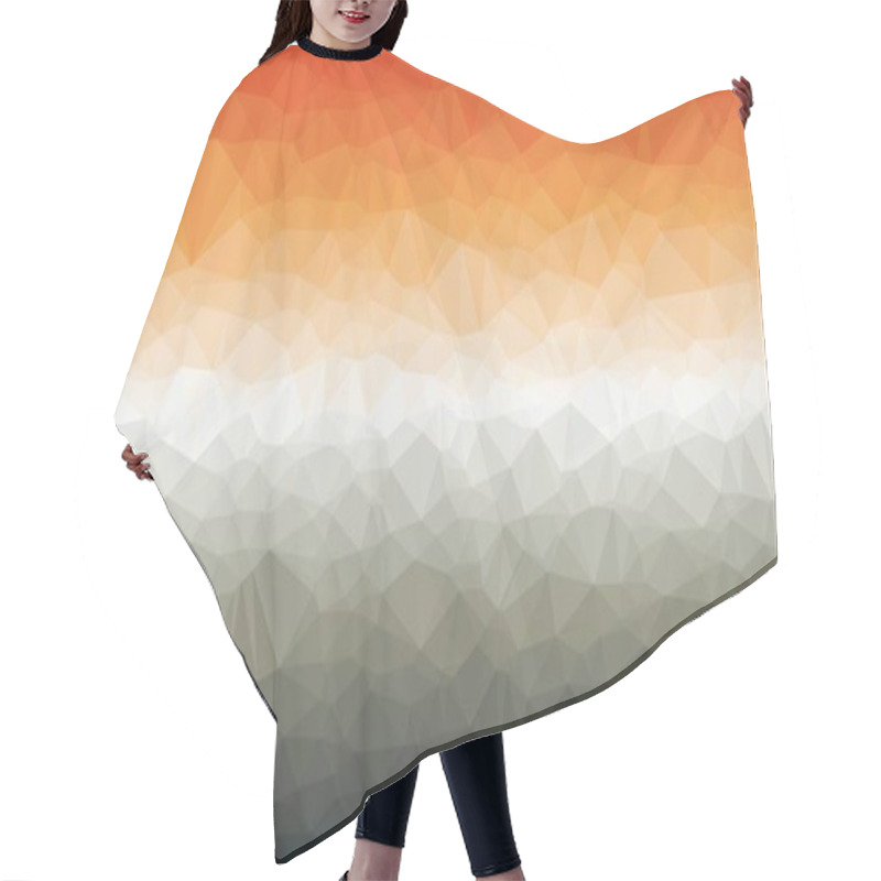 Personality  Abstract Geometric Background With Poly Pattern Hair Cutting Cape