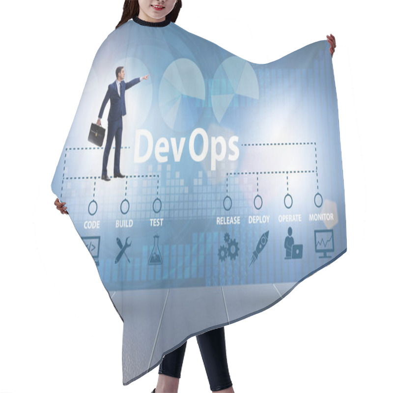 Personality  DevOps Software Development IT Concept Hair Cutting Cape