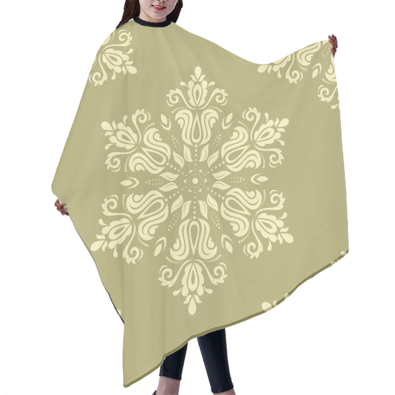 Personality  Seamless Orient Vector Background Hair Cutting Cape