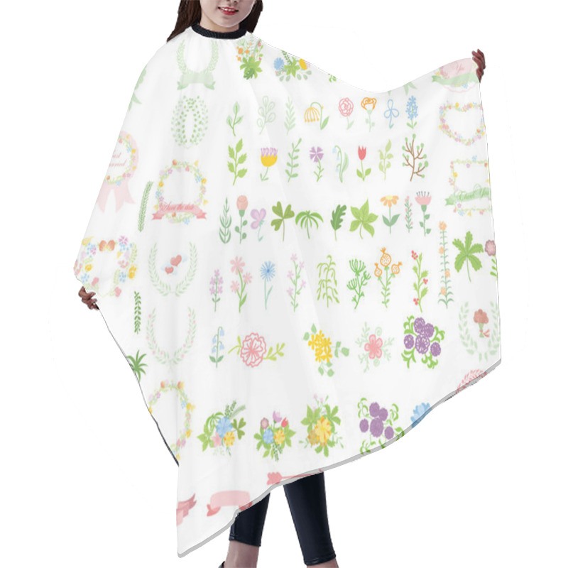 Personality  Wedding Graphic Set Hair Cutting Cape