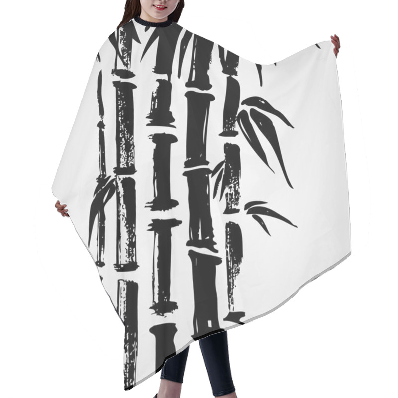 Personality  Bamboo In Chinese Style. Hair Cutting Cape