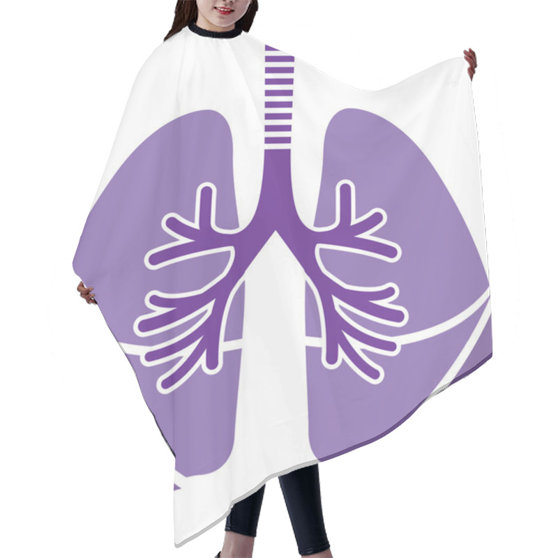 Personality  Healthy Lungs Hair Cutting Cape