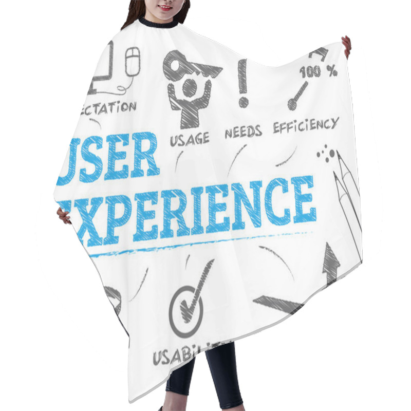 Personality  User Experience Concept Hair Cutting Cape