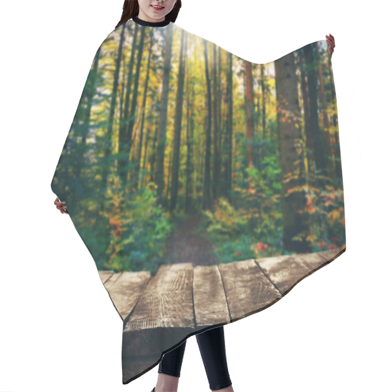 Personality  Beautiful Nature Background Hair Cutting Cape